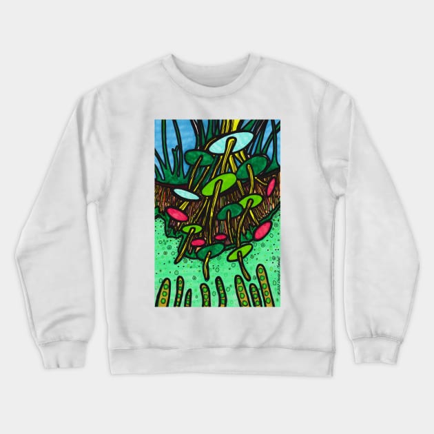 Underneath Crewneck Sweatshirt by dennye